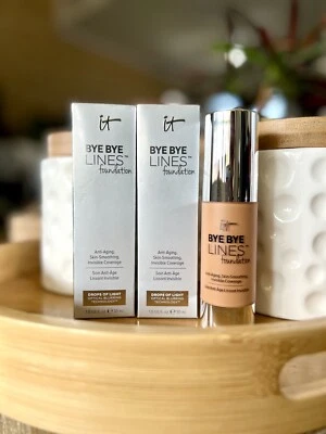 *LOT x2* IT Cosmetics Bye Bye Lines Foundation NIB - Rich (SEE DETAILS) - Image 1 of 4