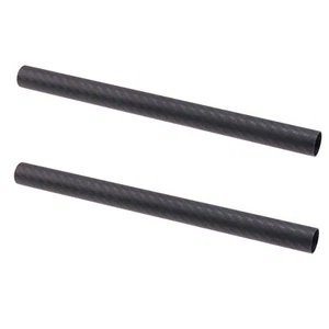 2PCS Carbon Fiber Rod 6 inch Length 15mm for DSLR Rail Support System Rig - Picture 1 of 10