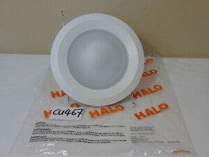 Halo 6" Frost Lens Glass Shower Light 6150WH Trim Kit Only 6150 WH Plastic 