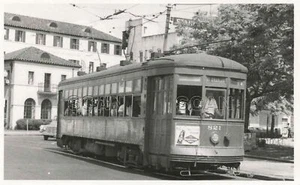 0B602 RP 1961 VAGÓN DE TREN DE SERVICIO PÚBLICO DE NUEVA ORLEANS #821 LÍNEA ST Charles - Imagen 1 de 2