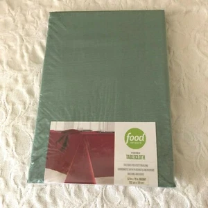 Mantel acanalado Food Network 52x72 en tela verde alcachofa oblonga - Imagen 1 de 2