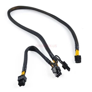 8pin to (6+8)pin GPU Graphics Card Power Adapter Cable for HP ML350 G10 Gen10 - Picture 1 of 12