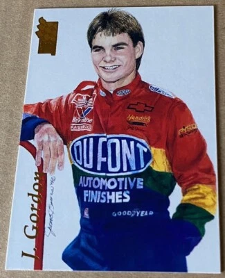 JEFF GORDON HOF 1994 PRESS PASS VIP PORTRAITS Card#74 NM-MT Condition - Image 1 of 2