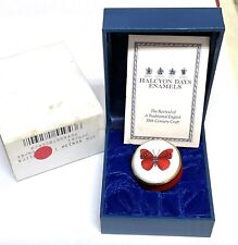 Halcyon Days Enamels Collector Society Butterfly Box 1999