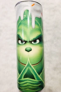 20oz. Stainless Steel Tumbler Grinch Maybe Christmas does not come from a Store - Picture 1 of 2