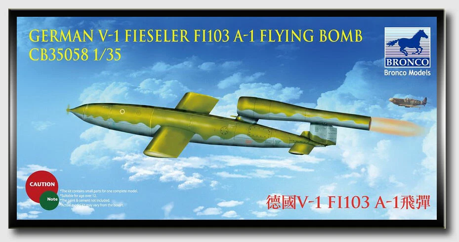 Bronco Model kit CB35058 1/35 German V-1 Fi103 A-1 Flying Bomb #CB35058 - Image 1 of 1