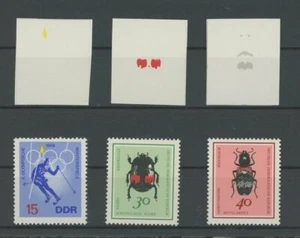 DDR PH 1337 1415 1416 OLYMPIADE + KÄFER 1968 PHASENDRUCKE PROOFS IMPERF m1867 - Bild 1 von 1