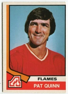 1974-75 O-Pee-Chee OPC #286 Pat Quinn Atlanta Flames - Imagen 1 de 2