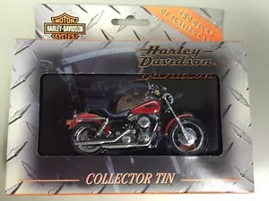 NEW- 1999 HARLEY DAVIDSON COLLECTOR TIN WITH 2 DECKS OF PLAYING CARDS - Picture 1 of 2