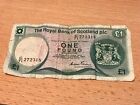 The Royal Bank Of Scotland  £1 Note ~ Edinburgh Castle ~ Free Uk Postage .