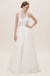 Jenny Yoo BHLDN Peri Organza Bridal Wedding Skirt Size 0