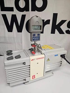 Edwards RV8 6.9 CFM Dual-Stage Vacuum Pump with Bellow 220V - Picture 1 of 3