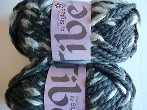 Stylecraft Tibet super chunky wool blend yarn, Mineral, lot of 2 (38 yds each) - Picture 1 of 2