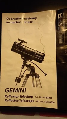 GEMINI Reflektor-Teleskop schwarz - Bild 1 von 4
