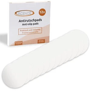 12x Transparent Anti Slip Pads Round Bath Shower Stairs Self Adhesive - Picture 1 of 9