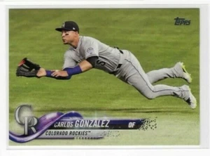 Carlos Gonzalez 2018 Topps Series 1 Baseball Base Common #110 Colorado Rockies - Picture 1 of 1