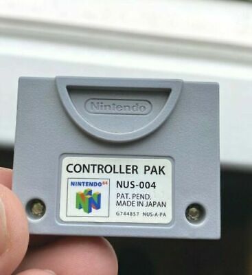 N64 Controller Pak Nintendo 64 Memory Card 256 KB - FREE Shipping • 10.99$