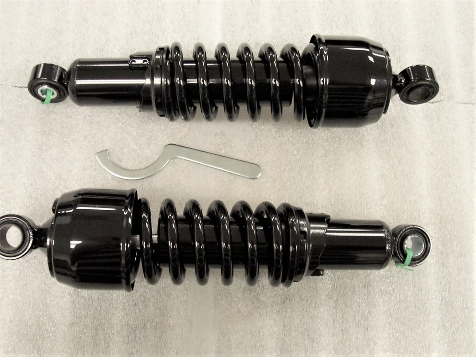 Amortiguadores bobber cortos negros de alta resistencia Honda GL1500 Valkyrie 11,5" Foto 1 de 1