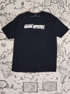 T-shirt promozionale Mission Impossible Dead Reckoning Tom Cruise film uomo XL nera - Foto 1 di 10
