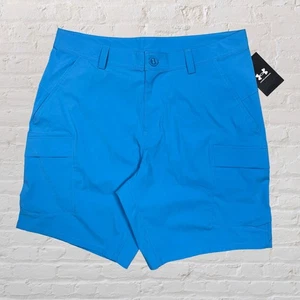 Under Armour Fish Hunter Shorts 2.0 Cargo Blau UPF Stretch Performance Herren 34 - Bild 1 von 6