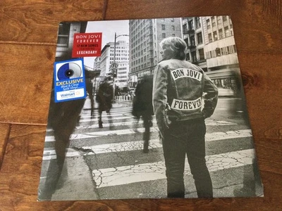 Bon Jovi Forever Blue & Clear Vinyl LP Walmart Exclusive New - Image 1 of 4