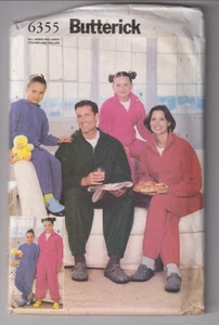 6355 BUTTERICK - MONO con capucha/sin capucha - adulto talla XS-XL, niño talla XS-M - Imagen 1 de 2