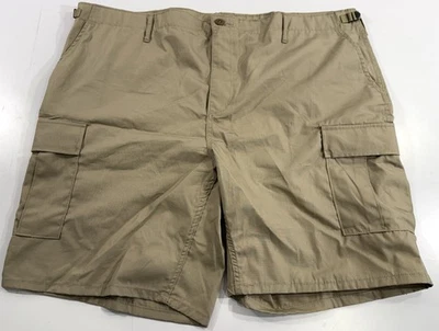 NWOT MENS 2XL PROPPER COTTON 6 POCKET BDU CARGO SHORTS F5261 KHAKI 2XL - Image 1 of 4