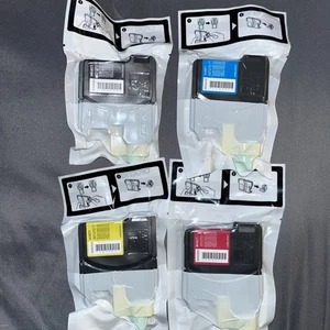 4 GENUINE BROTHER LC61C BLACK CYAN MAGENTA YELLOW INK CARTRIDGES Factory sealed - Picture 1 of 13