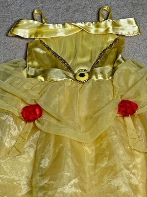 Disney - Princess Belle - Beauty & the Beast - Girls Sleeveless Dress - Size 5/6 - Image 1 of 4