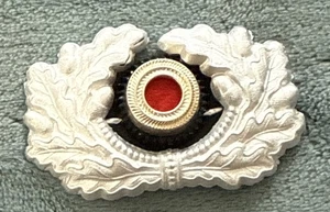 German World War II Army EM / Officers Visor Cap Wreath - Picture 1 of 2