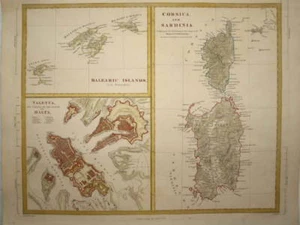 VALETTA CAPITAL DE MALTA SDUK 1853. BALEARES. Córcega. - Imagen 1 de 1