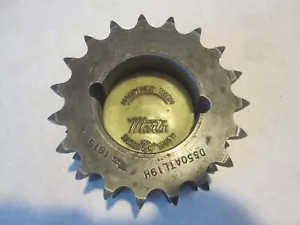 Martin Sprocket DS50ATL19H, 19 dientes doble fila utiliza 1615 buje dientes endurecidos - Imagen 1 de 5