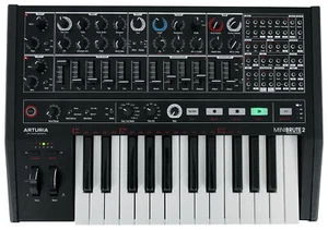 Arturia Minibrute 2 NERO USB MIDI Sintetizzatore Analogico Monosynth Mini Brute Two - Foto 1 di 6