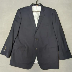 Men’s Brooks Brothers Explorer Madison Fit Wool Blazer Sport Coat Blue Size 48R - Picture 1 of 13