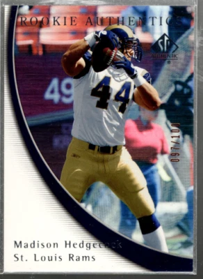 A2829- 2005 SP Authentic Rookie Gold 100 #92 Madison Hedgecock /100 - Image 1 of 2