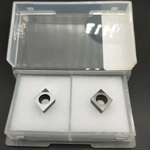 2pcs CCGT09T304 CBN Boron nitride CCGT32.51 CBN inserts for HRC30-50 steel - Picture 1 of 6