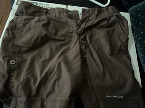 Columbia Shorts Womens Size 6 Brown Roll Up Omni Shade Cotton Blend Hiking - Picture 1 of 4
