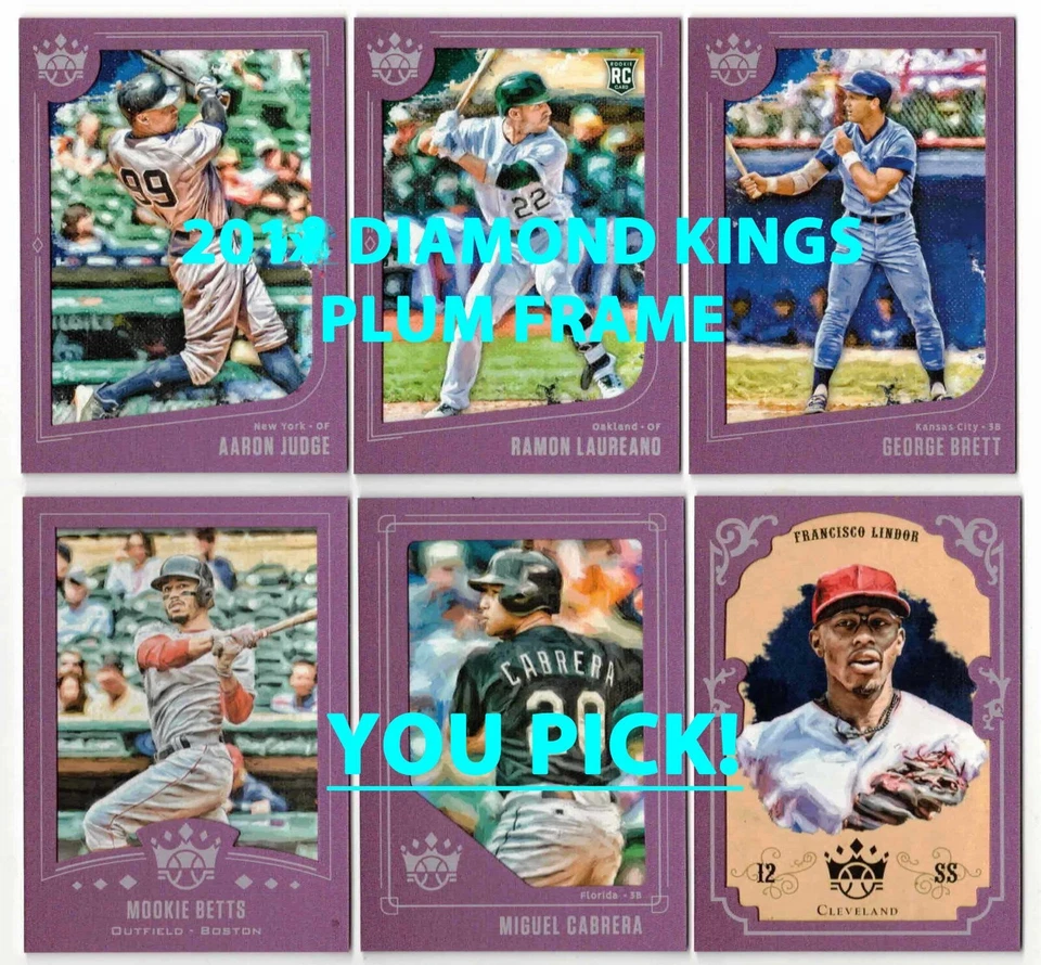 2019 PANINI Diamond Kings PLUM FRAME You Choice $2 or 2 Card Minimum YOU PICK! - Image 1 of 1