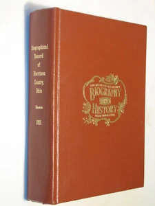 Biographical Record Harrison Ohio OH 1891 repring history geenalogy Cadiz - Imagen 1 de 5