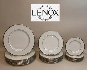 Lenox Montclair ~ 23 pc Plate Set ~ Dinner~ Salad ~ Bread & Butter Plates ~ EUC! - Picture 1 of 8