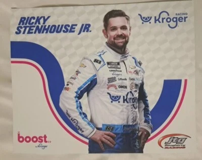 Ricky Stenhouse JR 2024 KROGER #47 8x10 NASCAR Cup Hero/Tarjeta postal Foto 1 de 2