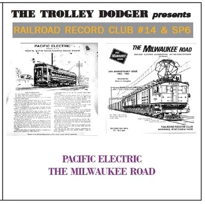 Audio de carretera Pacific Electric y Milwaukee en CD - Railroad Record Club #14 y SP6 Foto 1 de 3