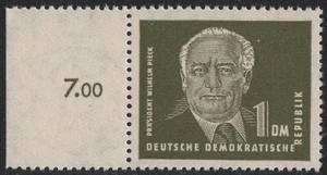 RDA 1952 - Mi-Nr. 325 z XII ** - MNH - borde lateral - BPP probado - Pieck II - Imagen 1 de 2