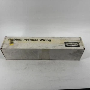 HUBBELL RACK MOUNT P5E24U P5E SERIES PATCH PANEL 24 PORT UNIVERSAL WIRING - NEW - Picture 1 of 6