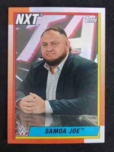 2021 Topps Heritage WWE Samoa Joe Foil Card #91 - Picture 1 of 2