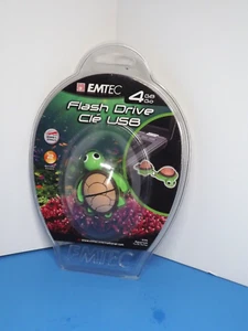 Emtec 4GB USB Flash Drive M316 Aquarium Turtle New (O) - Picture 1 of 3