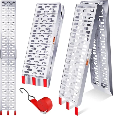 ® Rampa 340Kg Rampa Di Carico ALU Pieghevole Rampa Di Carico Antiscivolo Pieghev - Immagine 1 di 4
