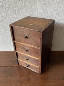 Antique Victorian Miniature Clockmakers wooden drawers Naive / Folk C1830 - Picture 1 of 9