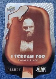 2022 AEW I Scream For Malakai Black Upper Deck Allure Mint Trading Card #74036 - Picture 1 of 2