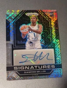 2023 Panini WNBA Prizm Basketball Signatures Diamond Miller Mojo /25 AUTO LYNX - Picture 1 of 3